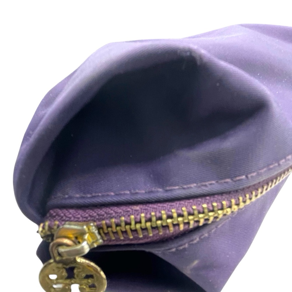 🎉HP! ❤️ Tory Burch Nylon Logo Zipper Pouch - Picture 6 of 8